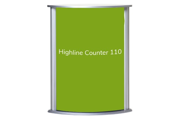 Visuel pour Comptoir Highline 110 | Comptoir pour salon | Comptoir promotionnel