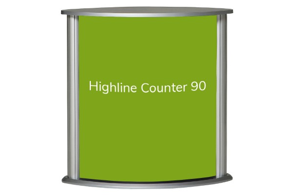 Visuel pour Comptoir Highline 90 | Comptoir pour salon | Comptoir promotionnel