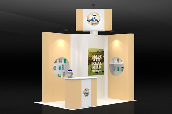 3x2 m - Stand d'angle | Stand d'exposition