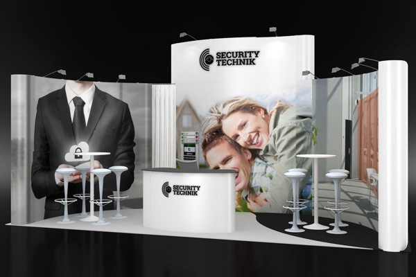 6x3 m - Stand droit | Stand d'exposition