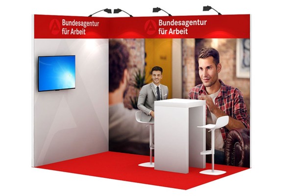 3x2 m - Stand d'angle | Stand d'exposition